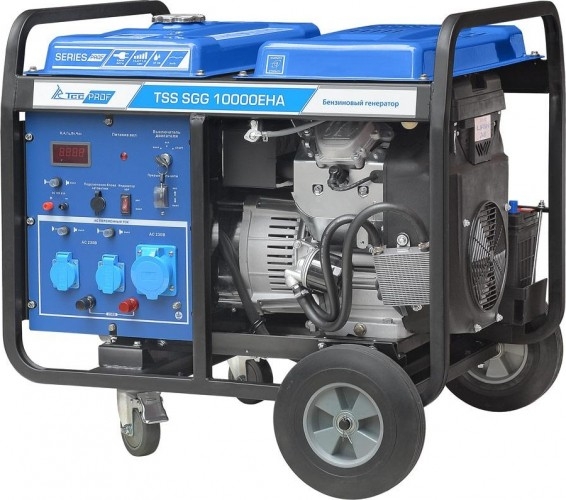 Генератор бензиновый ТСС SGG 10000EHA 190009, 10 кВт, Синий детальное изображение - 1