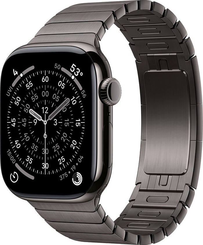 Умные часы Apple Watch Series 11 42 мм, Slate Titanium Case with Slate Link Bracelet, GPS + Cellular, Черный №1