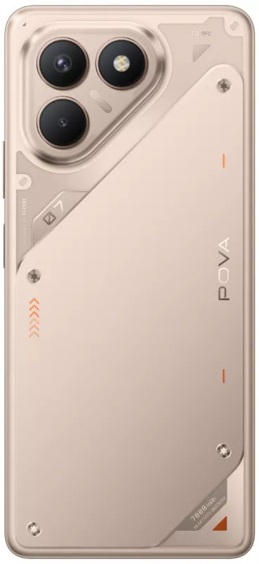 Смартфон Tecno POVA 7 Neo 8/256 Гб, Бежевый, Dual nano-SIM детальное изображение - 3