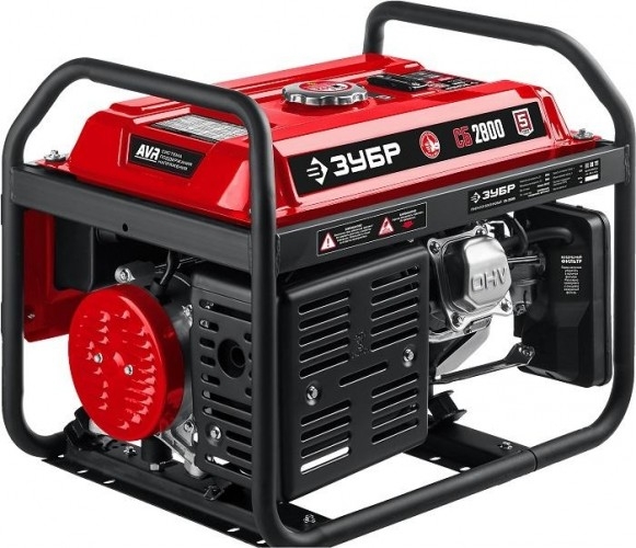 Генератор бензиновый ЗУБР СБ-2800, 2.5 кВт, Красный детальное изображение - 9