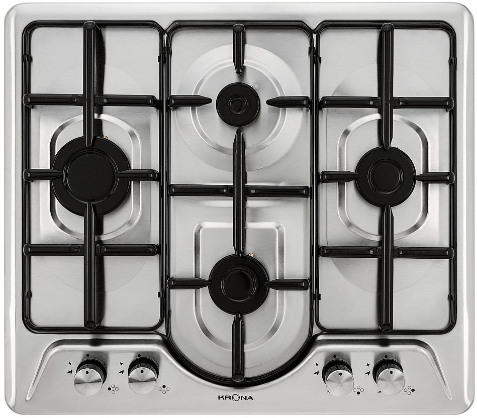Варочная поверхность Krona AGATA 60 IX, Нержавеющая сталь детальное изображение - 1