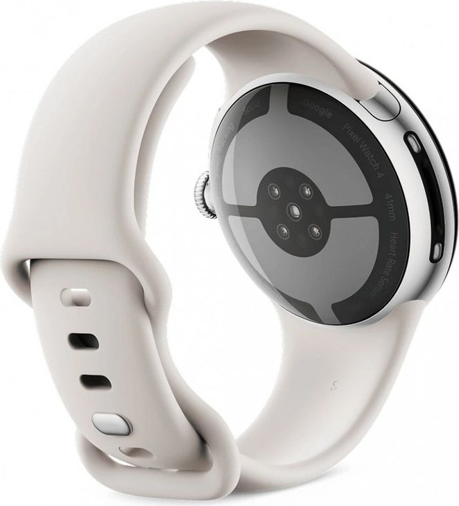 Умные часы Google Pixel Watch 4, Porcelain Active Band, 45 мм, Серый, Wi-Fi детальное изображение - 3