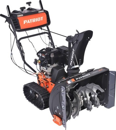 Снегоуборщик бензиновый гусеничный Patriot Сибирь 85 ET с электростартером 220В 426108850, 7 л.с., 5150 Вт, Серый/Оранжевый детальное изображение - 3