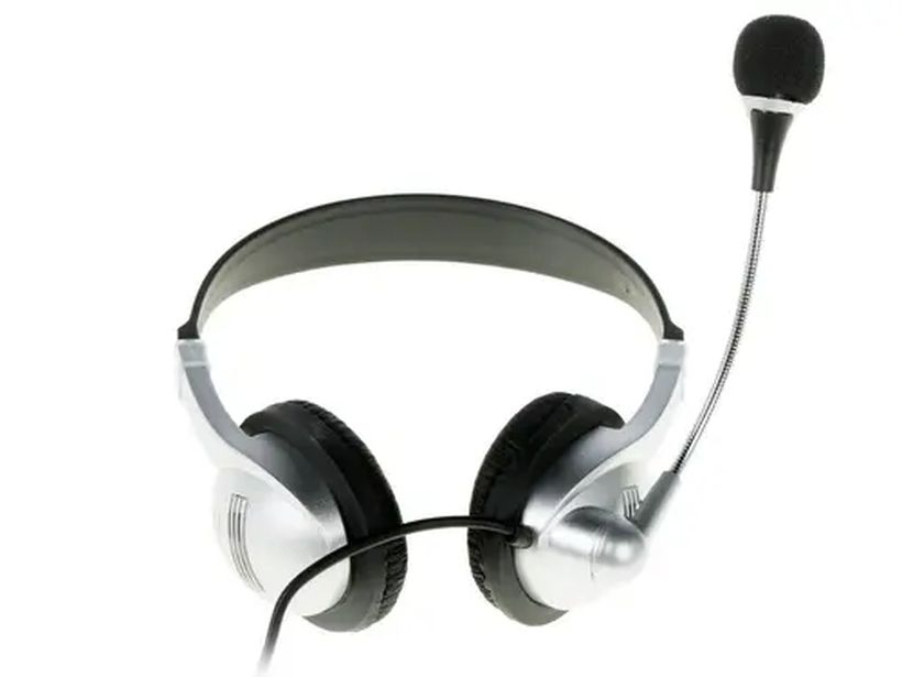 Проводные наушники Ritmix RH-533 USB, Серебристый детальное изображение - 2