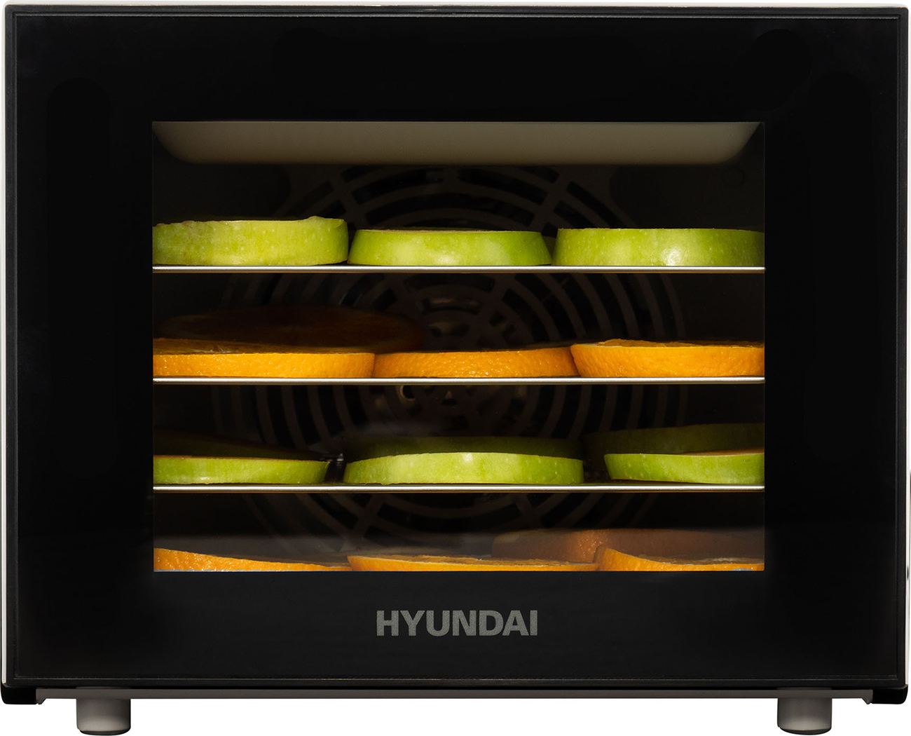 Сушилка для фруктов и овощей Hyundai HYFD-1204, 400 Вт, Черный детальное изображение - 1