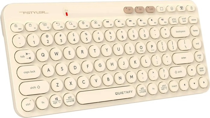 Клавиатура A4Tech Fstyler FBK36C AS, Бежевый №2