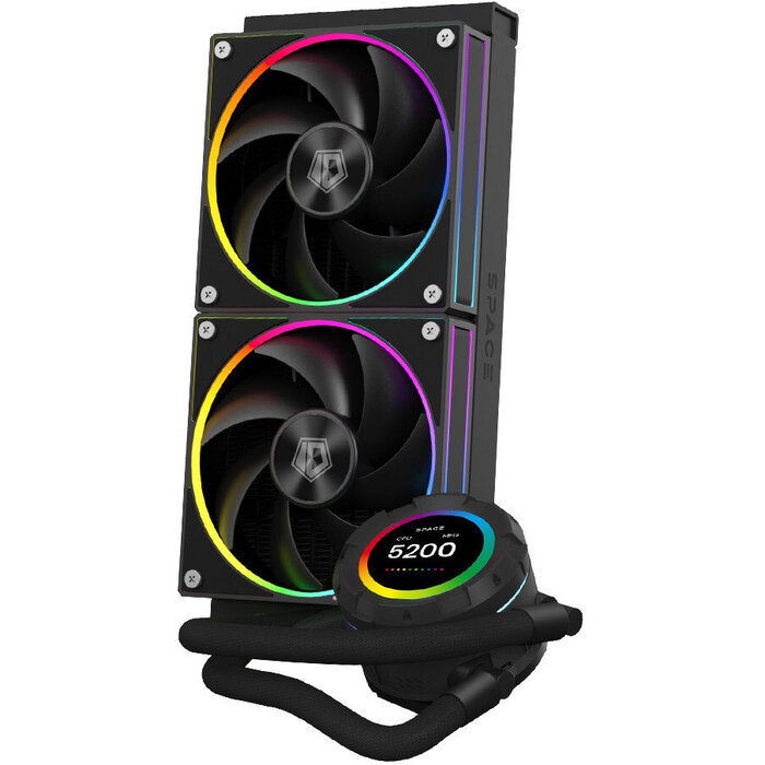 Система жидкостного охлаждения ID-COOLING SL240, Черный №2