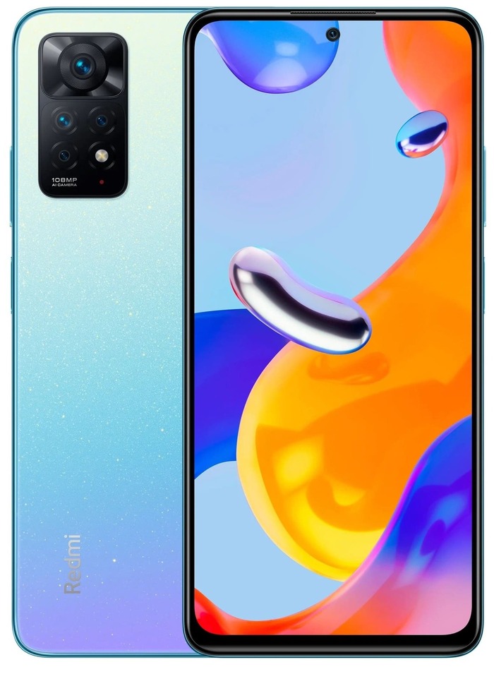 Смартфон Xiaomi Redmi Note 11 Pro 128 ГБ, Синие звезды, Dual nano SIM №1