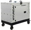 Генератор дизельный с воздушным охлаждением HYUNDAI DHY 20000SE-3, в кожухе, 14 кВт, Белый вариант - 4