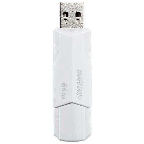 USB Flash накопитель SmartBuy  (SB64 ГБCLU-W) 64 ГБ, белый детальное изображение - 2