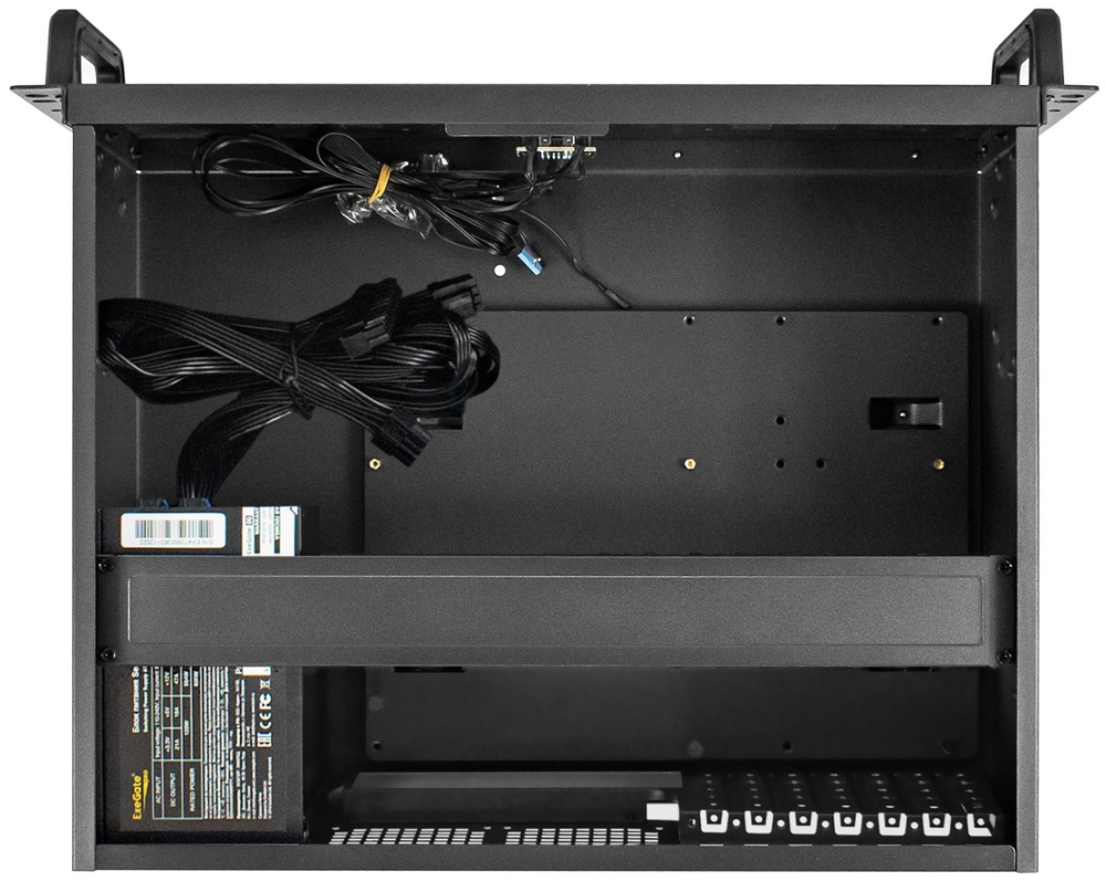Серверный корпус ExeGate Pro 4U350-02/1100RADS, 1100 Вт, Черный детальное изображение - 5