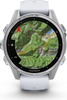 Смарт-часы Garmin Fenix 8 AMOLED 43 мм, Серебристый корпус, белый ремешок вариант - 6