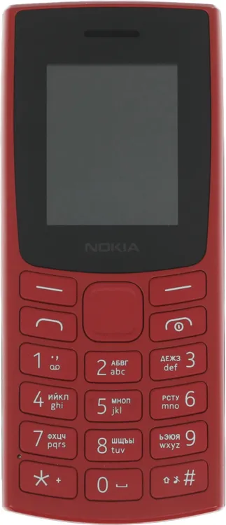 Мобильный телефон Nokia 106 (2024) TA-1564, 128 Мб, Красный, Dual micro-SIM детальное изображение - 2