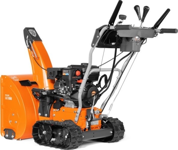 Снегоуборщик гусеничный бензиновый Daewoo DAST 8060, 8 л.с., 5800 Вт, Оранжевый/Серый детальное изображение - 2