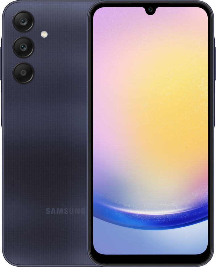 Смартфон Samsung Galaxy A25 8/128 ГБ, Темно-синий, Dual nano SIM №1