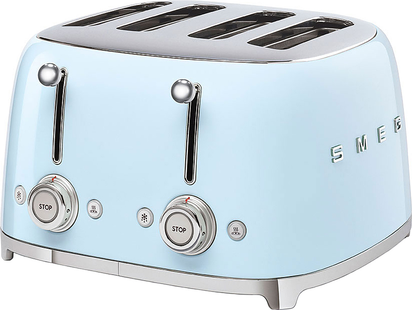 Тостер Smeg TSF03BLEU, Черный детальное изображение - 2