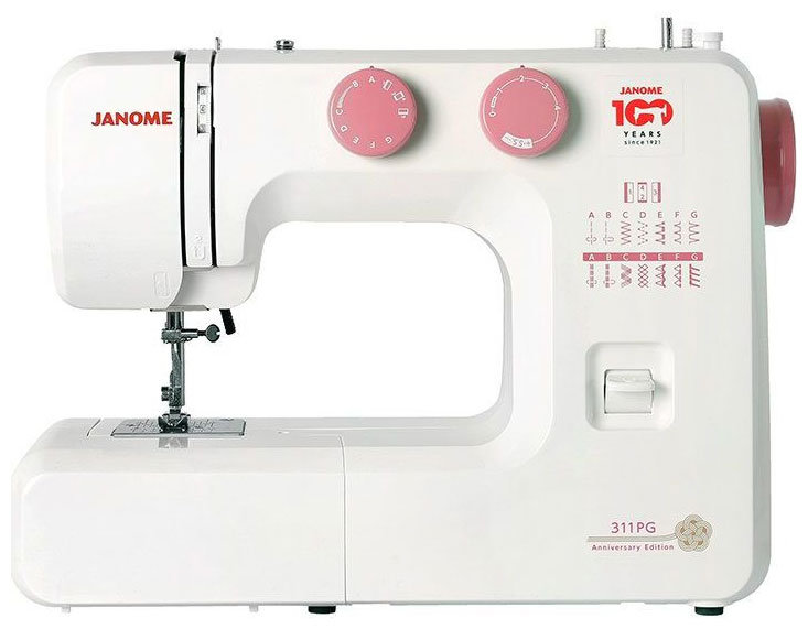 Швейная машина Janome 311PG, Белый/Розовый детальное изображение - 1