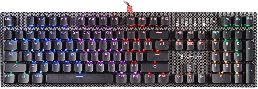 Клавиатура Bloody B810R Battlefield, Черный детальное изображение - 1