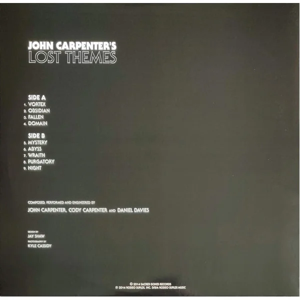 Виниловая пластинка John Carpenter – Lost Themes – Cloured LP детальное изображение - 2