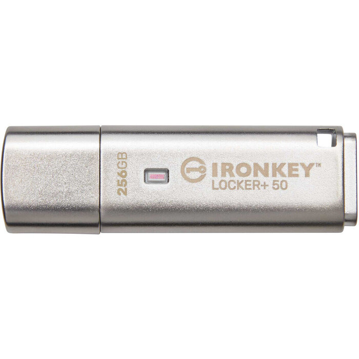 USB Flash накопитель Kingston IronKey Locker+ 50 (IKLP50/256 ГБ) 256 ГБ, серебряный №2