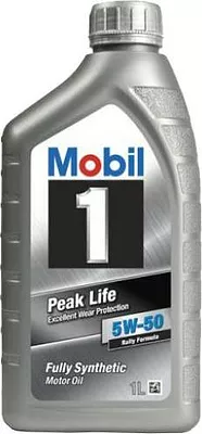 Моторное масло Mobil Peak Life 5W-50, 152562, 1 л  детальное изображение - 1