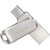 USB Flash накопитель SanDisk Ultra Dual Drive Luxe (SDDDC4-064G-G46) 64 ГБ, серебряный вариант - 2