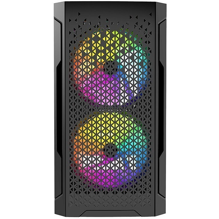Корпус Powercase Mistral Micro Z3B Mesh LED, Черный детальное изображение - 3