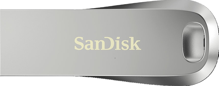 USB Flash накопитель SanDisk Ultra Luxe (SDCZ74-064G-G46) 64 ГБ, серебряный детальное изображение - 3