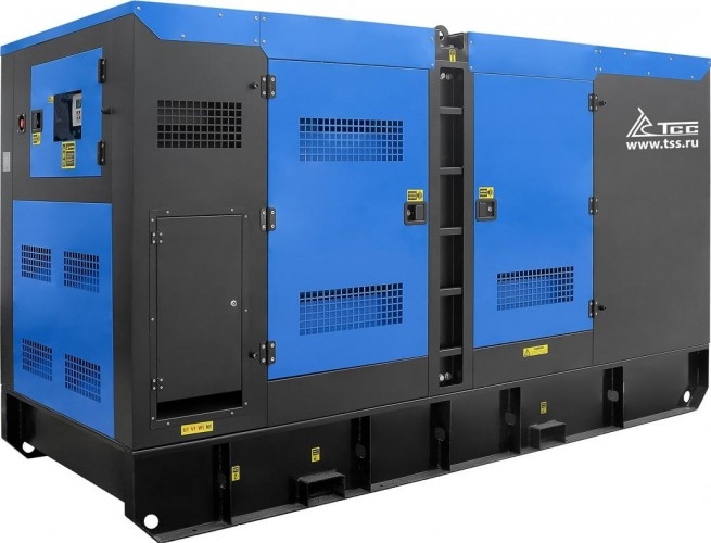 Генератор дизельный ТСС АД-250С-Т400-1РКМ16 (TTD 350TS ST) 028264, в кожухе, 250 кВт, Синий детальное изображение - 1