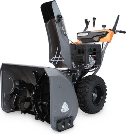 Снегоуборщик бензиновый VILLARTEC WB1176E, 11 л.с., 8000 Вт, Серый/Оранжевый детальное изображение - 1
