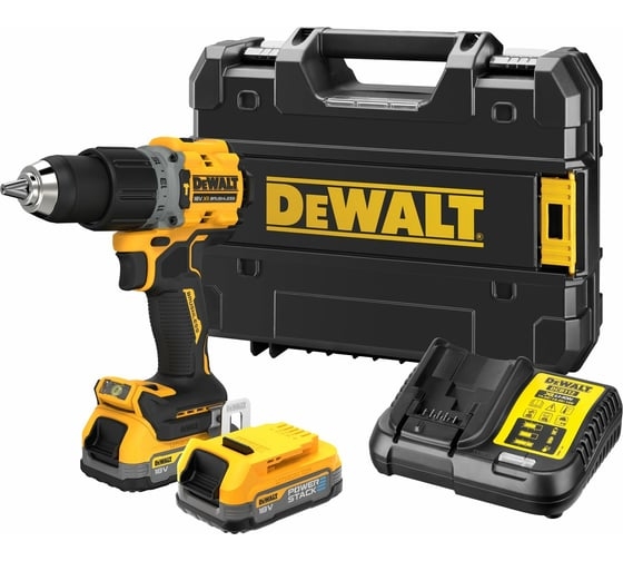 Аккумуляторная ударная дрель-шуруповерт DeWALT DCD805E2T-QW, 18 В, 90 Нм, 1.7 А·ч детальное изображение - 2