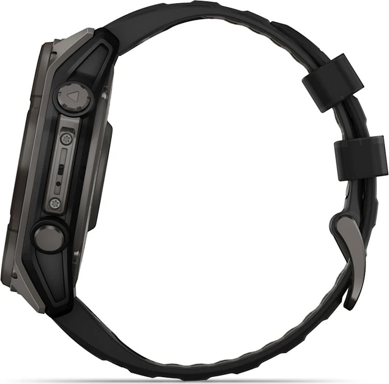 Смарт-часы Garmin Fenix 8, 51 мм, Серый (010-02907-11) Solar Sapphire Carbon Gray DLC Titanium Black/Pebble Gray детальное изображение - 4