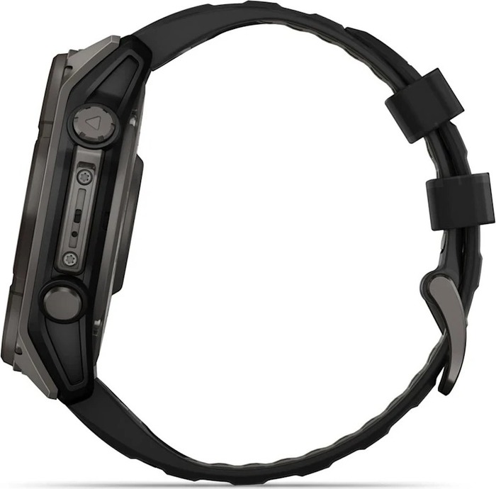 Смарт-часы Garmin Fenix 8, 51 мм, Серый (010-02907-11) Solar Sapphire Carbon Gray DLC Titanium Black/Pebble Gray №4