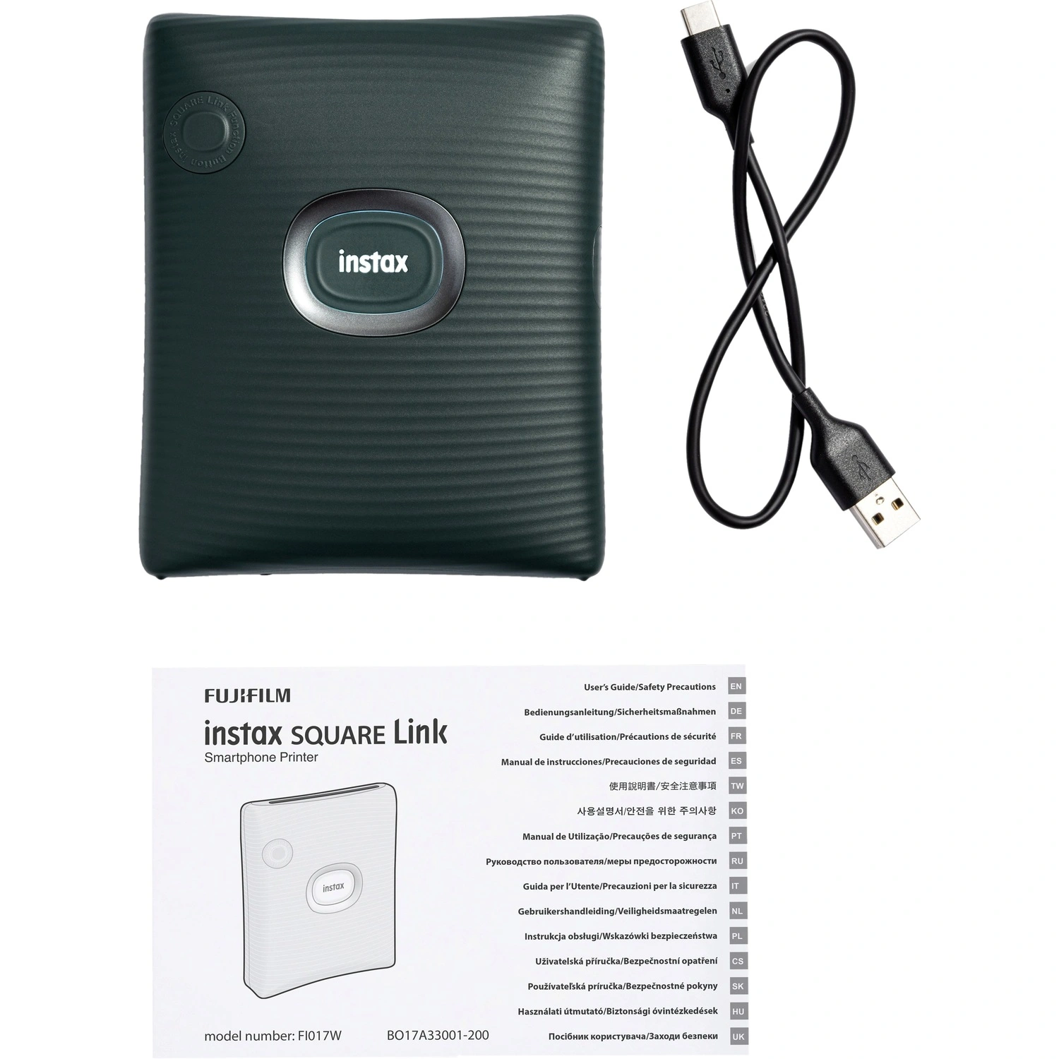 Фотопринтер компактный Fujifilm Instax Square Link (16785547), Белый детальное изображение - 4