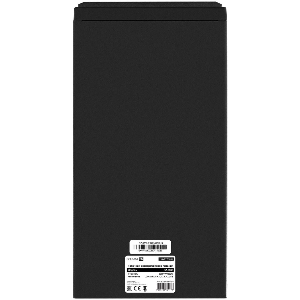ИБП ExeGate SineTower SZ-5000.LCD.AVR.2SH.1C13.T.RJ.USB + 4x DT 1233 (33Ач) детальное изображение - 4