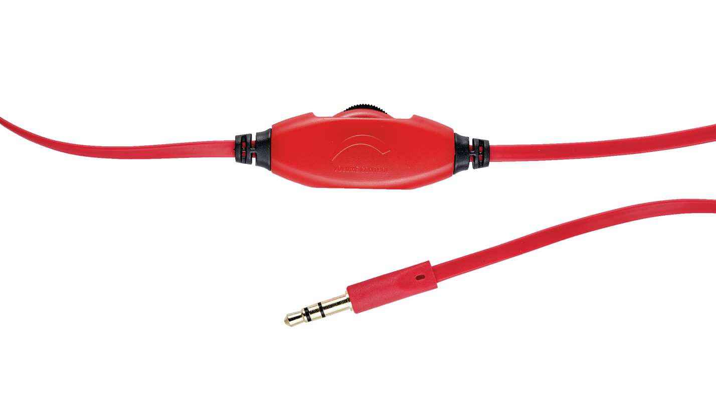Проводные наушники Trust Spila Kids Headphone, Красный детальное изображение - 2