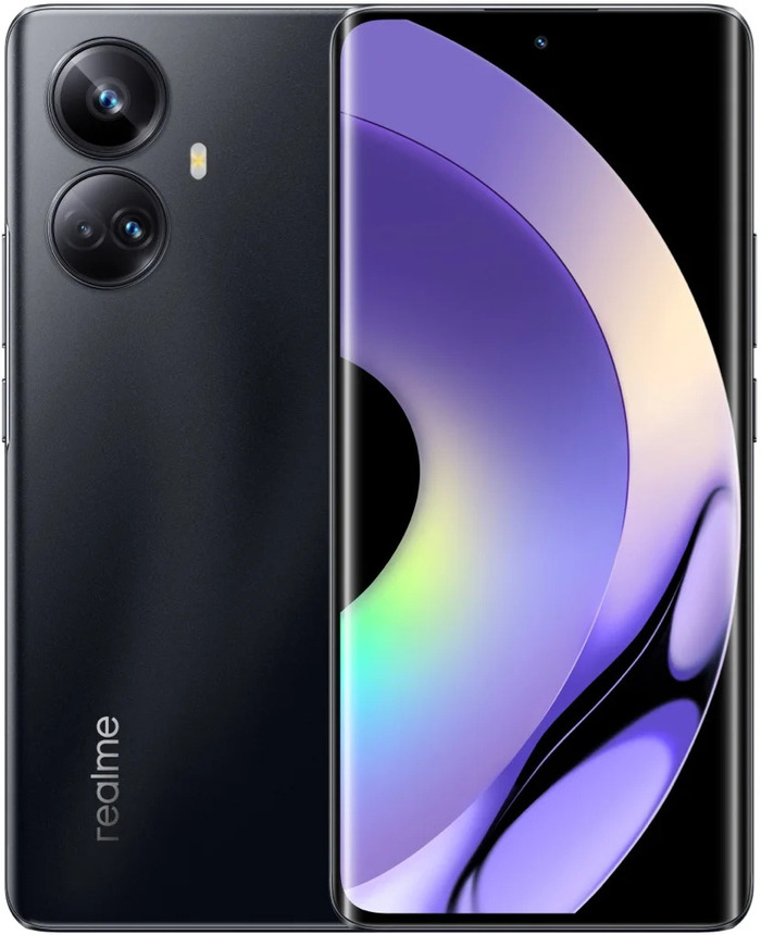 Смартфон Realme 10 Pro 256 Гб, RAM 12, Черный, Dual nano SIM №1