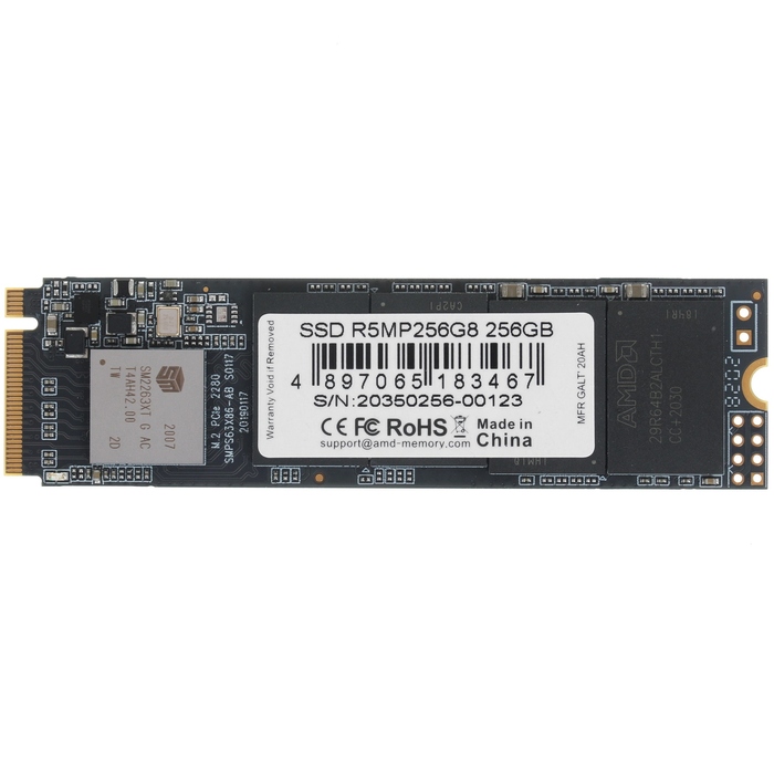 Накопитель SSD AMD R5 Series R5MP256G8, 256 Гб №1