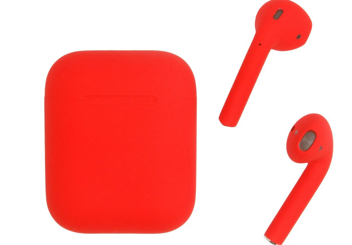 Беспроводные наушники Apple AirPods 2, Матовый красный №3