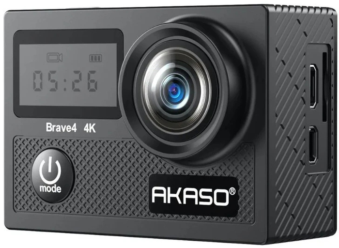 Экшн-камера AKASO Brave 4, Черная №1