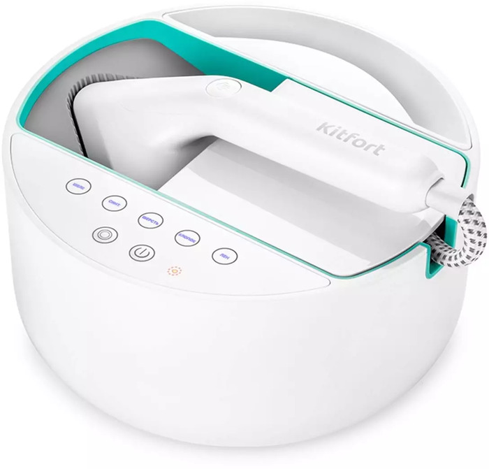 Отпариватель Kitfort КТ-9110-2, Белый/салатовый №1