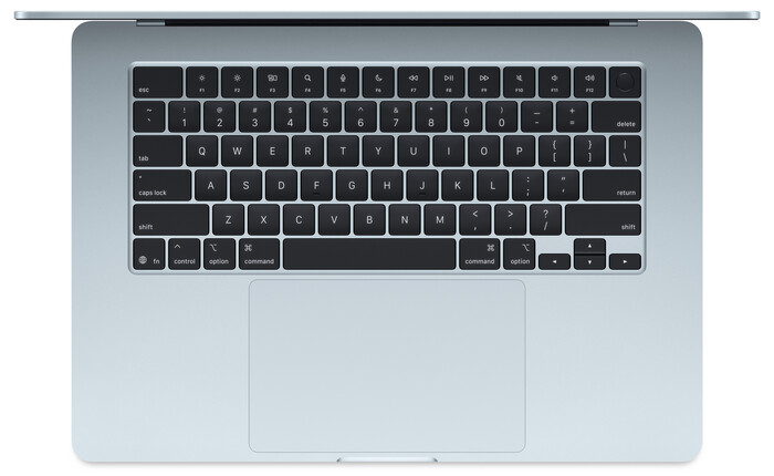 Ноутбук Apple MacBook Air 15 2025 на M4, RAM 16 ГБ, Sky Blue, SSD 512 ГБ, Apple graphics 10-core №5