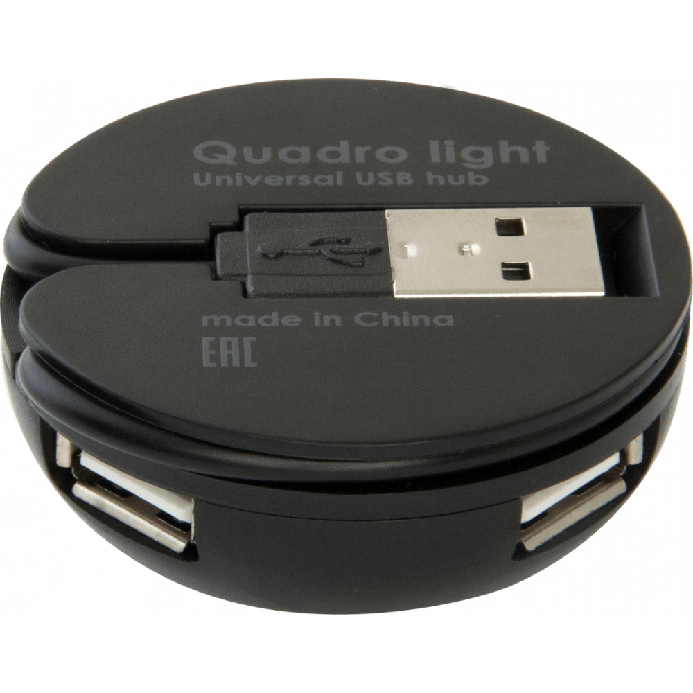 USB-концентратор Defender QUADRO Light, Черный детальное изображение - 3