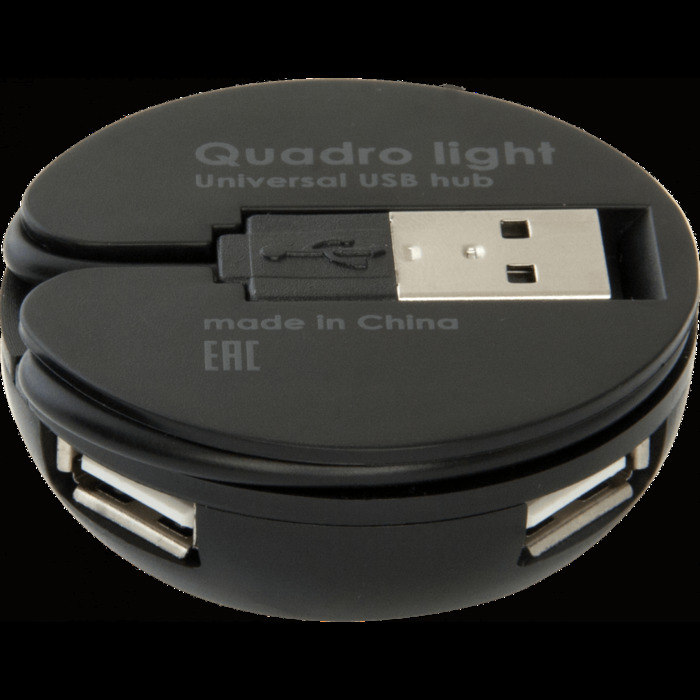 USB-концентратор Defender QUADRO Light, Черный №3