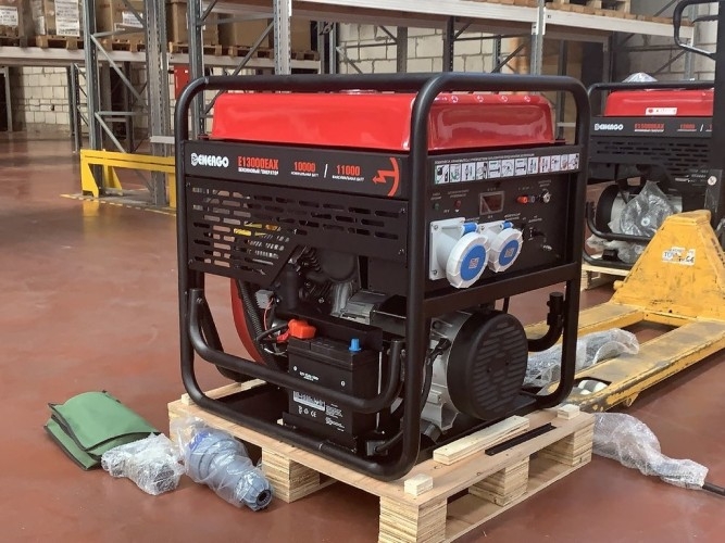 Генератор бензиновый ENERGO E13000EAX 000034190, 11 кВт, Красный детальное изображение - 3
