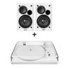 Проигрыватель винила Phaze Audio Diana Sberian White Edifier R1280T, Белый вариант - 4