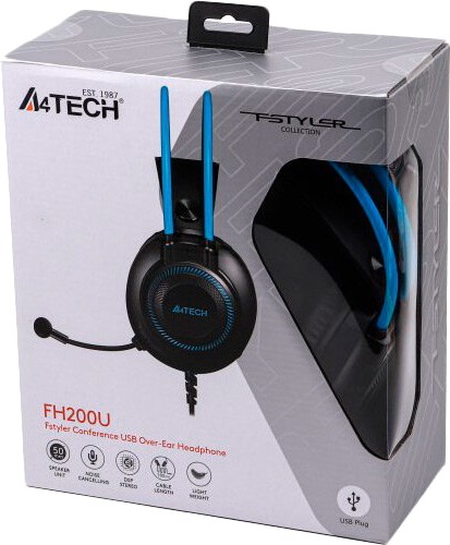 Наушники A4Tech FH200U, Синий детальное изображение - 5