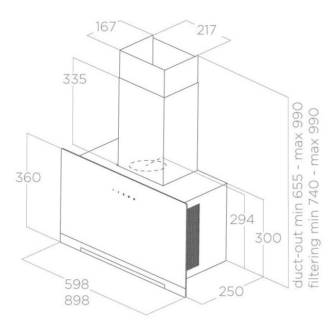 Вытяжка Elica Aplomb-RS WH/A/60, Белый детальное изображение - 5