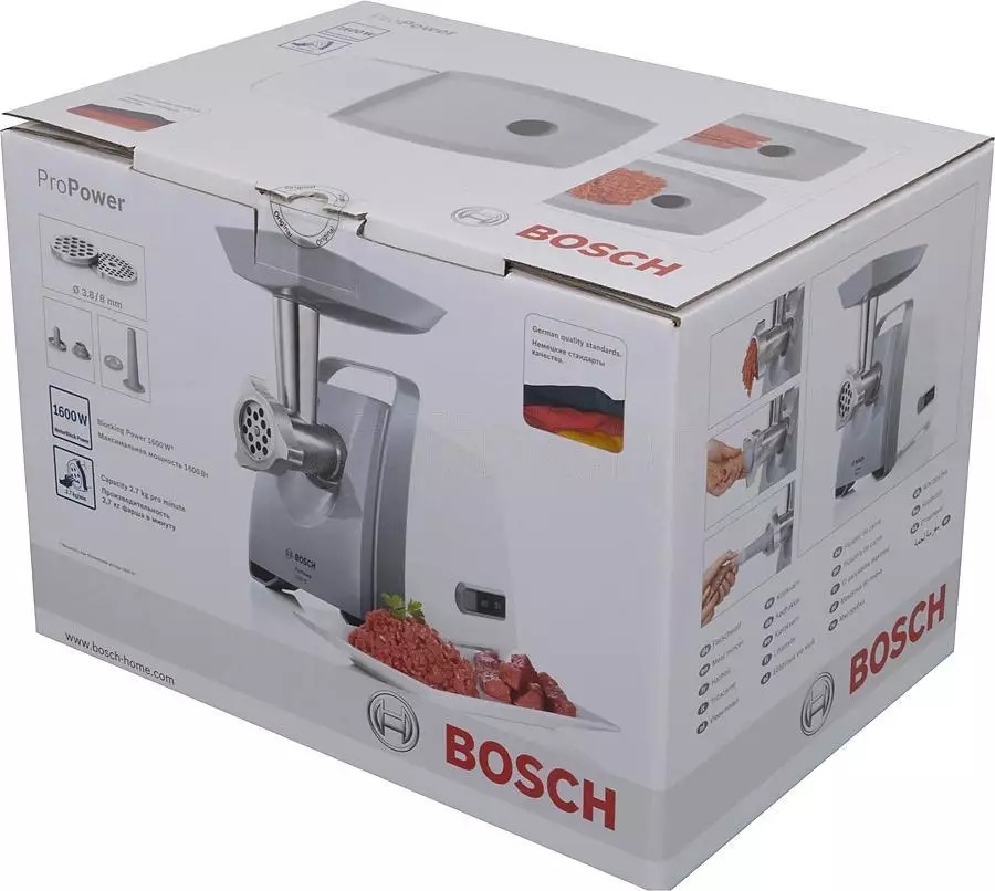 Мясорубка Bosch ProPower MFW45020, Белый детальное изображение - 9