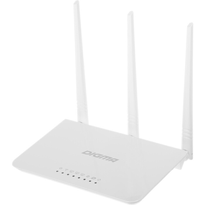 Wi-Fi маршрутизатор (роутер) Digma DWRN302, Белый №3